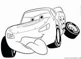 Printable Disney Cars Coloring Pages sketch template