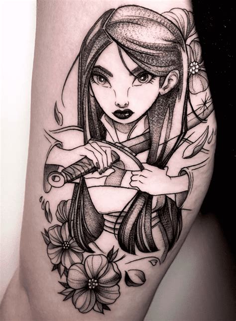 Princess Mulan Tattoo Design Images (Princess Mulan Ink Design Ideas ...