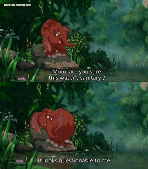 Tarzan - Tantor Disney Pixar Quotes, Disney Memes, Funny Disney, Disney Characters, Disney Love ...