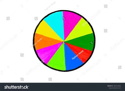 Ten Colors Stripes Circle Concept Drawing Stock Illustration 1884542806 | Shutterstock