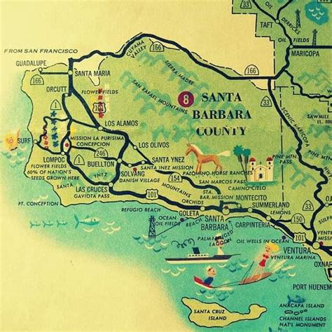 Santa Barbara County Map – Map Of The Usa With State Names