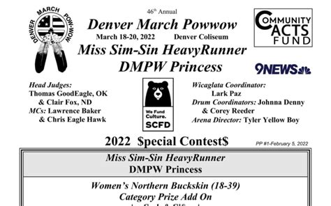 Denver March Pow Wow 2022 – Pow Wow Calendar