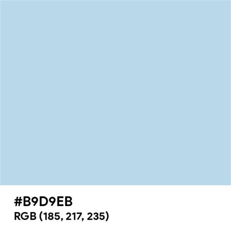 Columbia Blue color hex code is #B9D9EB