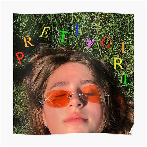 "Clairo - Pretty Girl Album Cover" Poster for Sale by charlottetsui | Redbubble