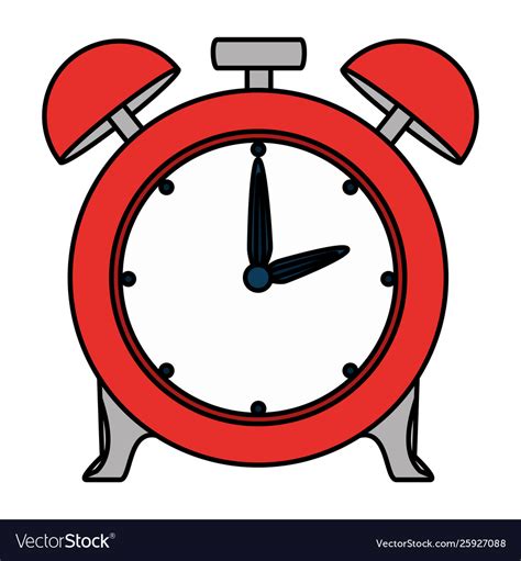 Alarm clock time reminder icon Royalty Free Vector Image