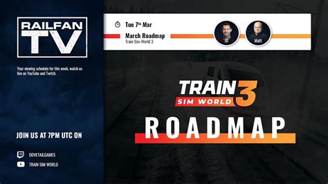 Train Sim World 3: March 2023 Roadmap Update (Matt and JD) - YouTube