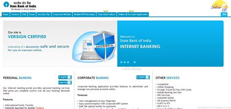 Online Banking of State Bank of India Help Center ~ A Common Man With Common Thoughts