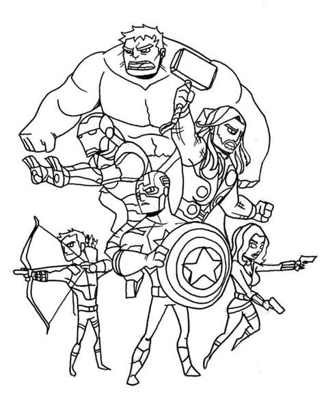 Free Printable Avengers Coloring Pages | Avengers coloring pages ...