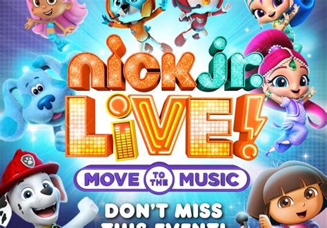 *Canceled* Nick Jr. Live! "Move To The Music" - Win Tickets & Swag ...