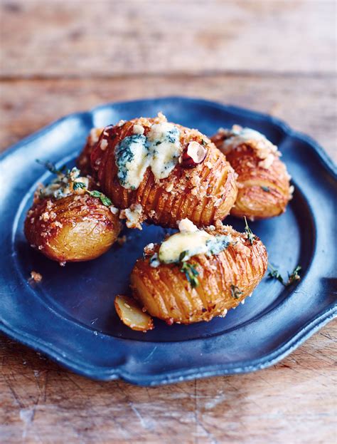 Jamie Oliver Hasselback Potatoes & Blue Cheese Recipe | Xmas Side