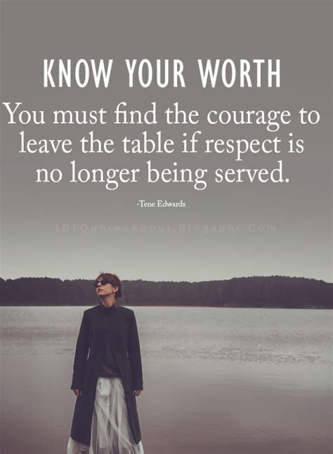 Know Your Worth Quotes know your worth you must find the courage to ...