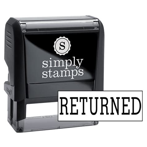 RETURNED Rubber Stamp - Simply Stamps