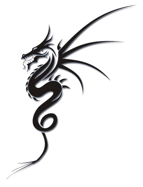 Small Easy Dragon Tattoos - ClipArt Best
