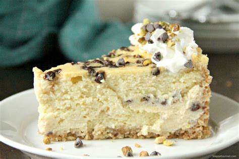 Cannoli Cheesecake (EASY Italian dessert) - Snappy Gourmet