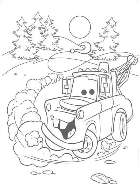 Cars Winter Coloring Pages & coloring book. 6000+ coloring pages.