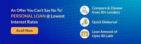 Current Personal Loan Interest Rates of all Banks/NBFCs