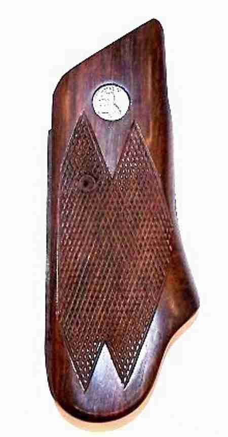 Colt Woodsman, 1st Series, Match Target Elephant Ear Walnut Grips