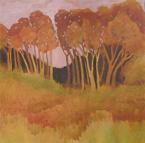 Negative Painting Fall Landscape | Ruth Lane Art