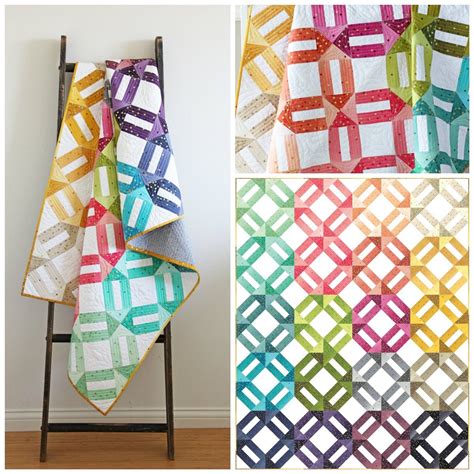 Ombre Weave Ombre fabric quilt PDF pattern | Modern quilt patterns, Ombre fabric, Quilt patterns