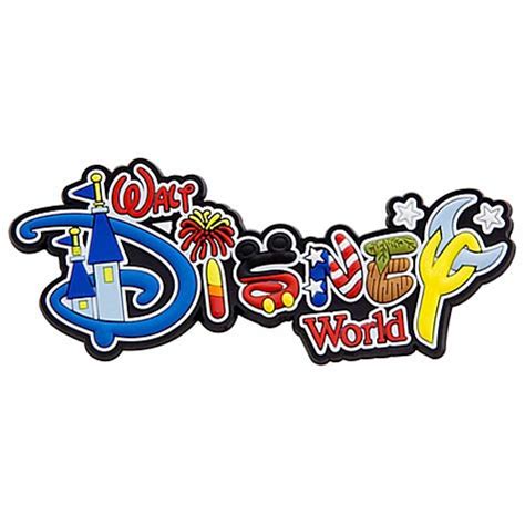 Disney Magnet - Walt Disney World Icons Logo