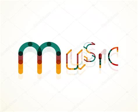 Music font word concept — Stock Vector © akomov #55310957