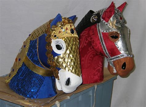 medieval armored horse head > Medieval Armored Horses > Carousel Workshop