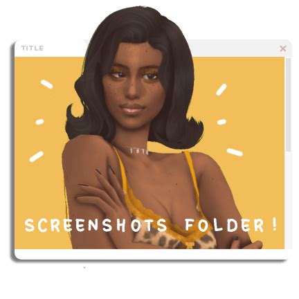 Sims 4 screenshots folder download - MiCat Game