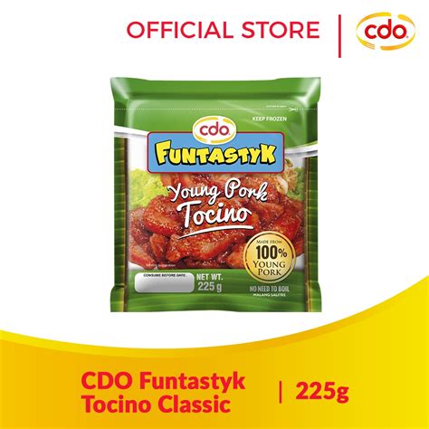 CDO Funtastyk Young Pork Tocino 225g | Shopee Philippines