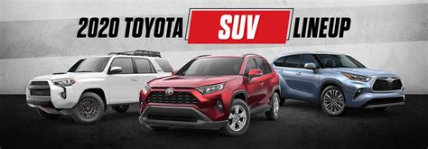 2020 Toyota SUV Lineup | Bert Ogden Toyota | Harlingen, TX