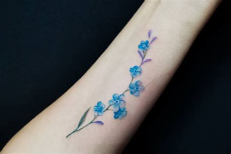 Forget Me Not Flowers Tattoo Designs | Best Flower Site