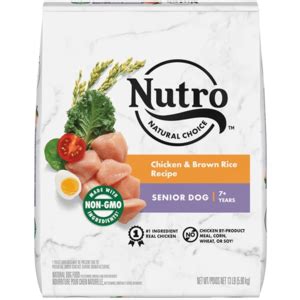 Nutro Natural Choice Chicken & Brown Rice Recipe For Senior Dogs ...