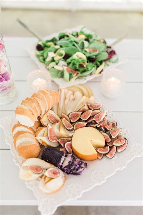 Cheese and fruit plate from a Vintage Shabby Chic Ladies Luncheon on Kara's Party Ideas ...