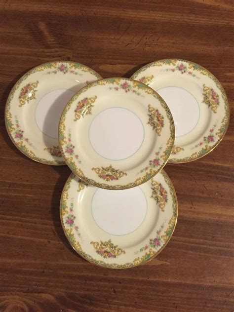 VINTAGE NORITAKE M CHINA GLORIA FLORAL PATTERN BREAD AND BUTTER PLATE ...