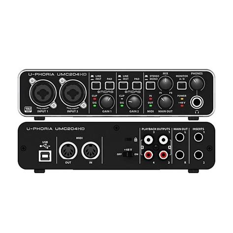 Behringer U-Phoria UMC204HD USB Audio Interface | Mavpro Malaysia