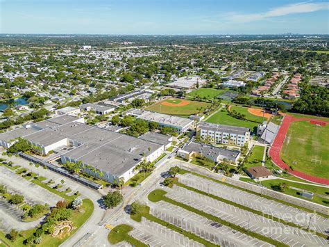 Aerial photo Western High School Photograph by Felix Mizioznikov - Fine ...