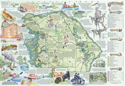 The Adventure Map & Guide Of Citrus Co Fl - Lecanto Florida Map - Printable Maps