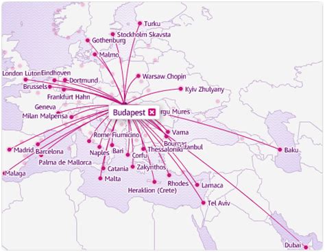 Wizz Air Route Map – Map Of The World