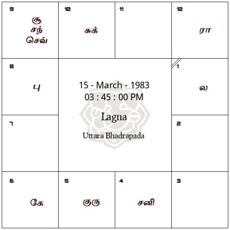 Prokerala Birth Chart South Indian