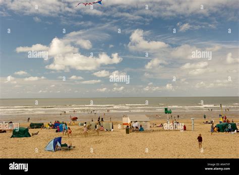 Belgium de haan beach resort hi-res stock photography and images - Alamy