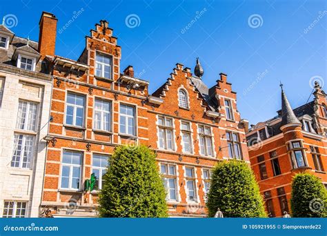 Architecture of Leuven, Belgium Stock Image - Image of landmark ...