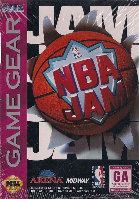 NBA Jam (1994) Game Gear box cover art - MobyGames