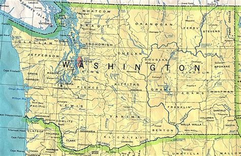 Washington Maps - Perry-Castañeda Map Collection - Ut Library Online ...