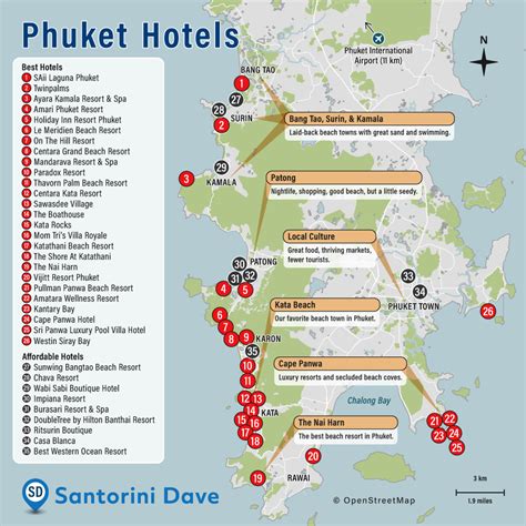 PHUKET HOTEL MAP