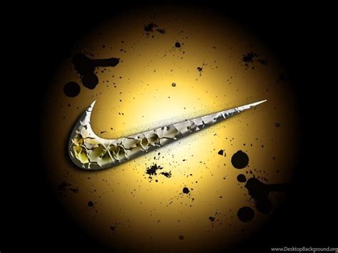 Gold Nike Logo - LogoDix