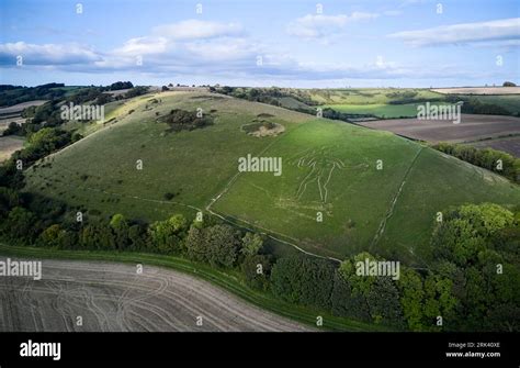 The Cerne Giant or Cerne Abbas Giant, Cerne Abbas in Dorset, Britain ...