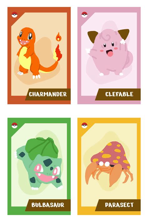 Free Pokemon Printable Cards