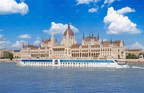 Boat Cruise On Danube - Stock Photos | Motion Array