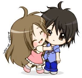 Cute Chibi Couple, Love Cartoon Couple, Cute Couple Art, Anime Couples ...