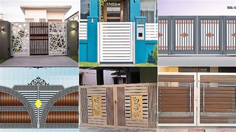 100+ Modern Gate Designs 2024 | Compound Wall Gate Designs | latest Gate Designs - YouTube