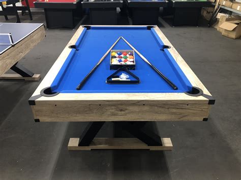 7Ft X-Pro Series Dining Pool Table / Table Tennis Blue Felt